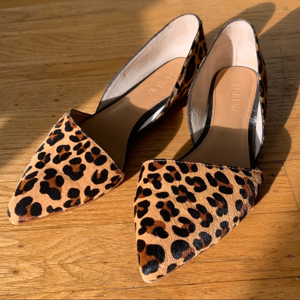 MOVING SALE! Elegant J. Crew leopard flats 6.5